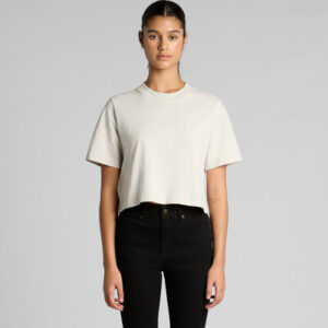 Wo's Heavy Faded Crop Tee